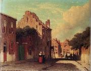 unknow artist European city landscape, street landsacpe, construction, frontstore, building and architecture. 109 Germany oil painting artist